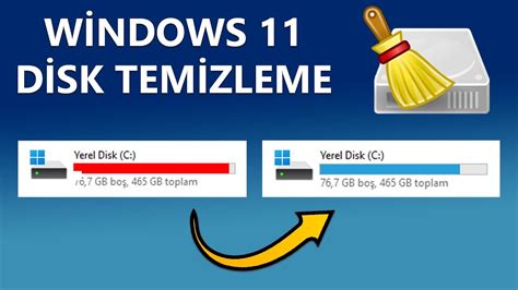 Windows 11'de Boş Alan Oluşturmak için Disk Temizleme Nasıl Yapılır?