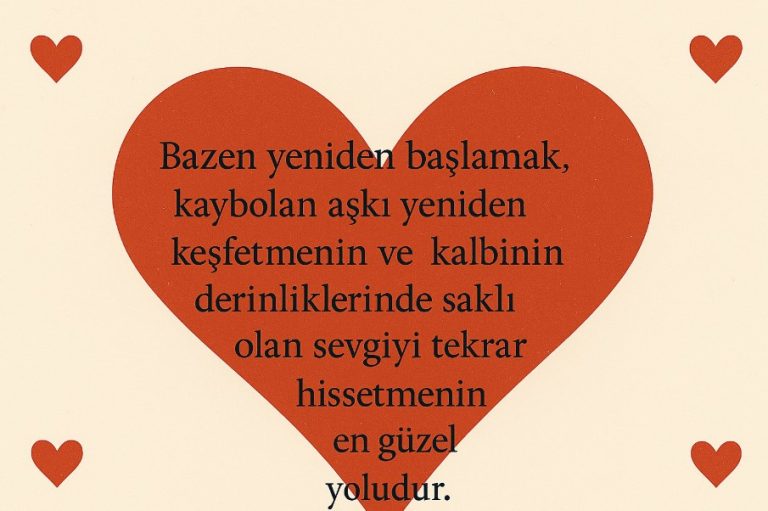 yeniden başlamak ile ilgili sözler